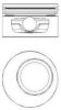 OPEL 623082 Piston